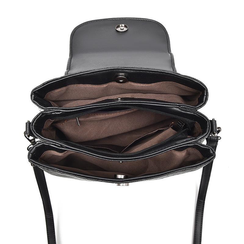 Three-port large-capacity women's bag, trendy and fashionable single-shoulder bag, 2022 new style bag, women's single-shoulder bag, elegant and simple Application Scenario