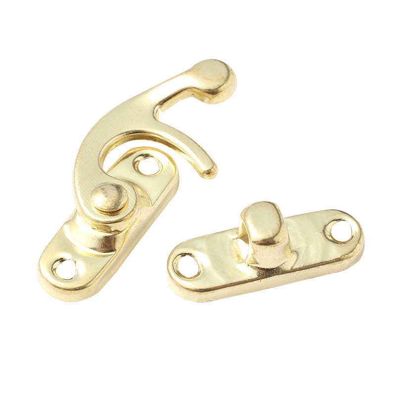 Clothing, luggage, hardware accessories, horn lock, gift box lock, wine box, wooden box, horn lock, wooden box lock, 27*32mm Item Picture