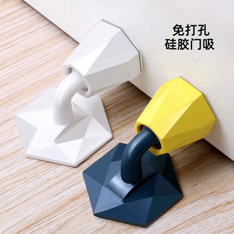 A new type of silicone door stopper for the fixator, such as the door suction stop, exhaust door card, anti-collision door, door suction, and non-drilling plug door Specification drawing