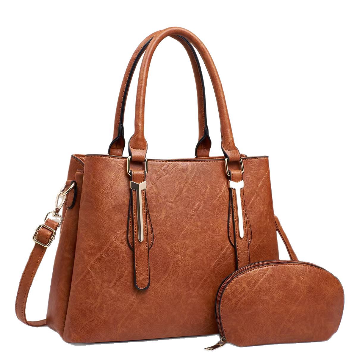 Retro material women's bag 2025 new style fashionable and trendy women's bag, high-end single-shoulder crossbody bag, versatile handbag Item Picture