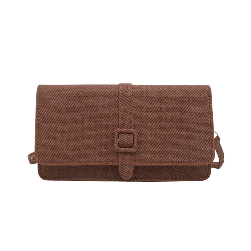 The 2025 summer new small square bag is a simple and versatile commuting bag with a Korean-style texture and a single-shoulder crossbody bag Item Picture