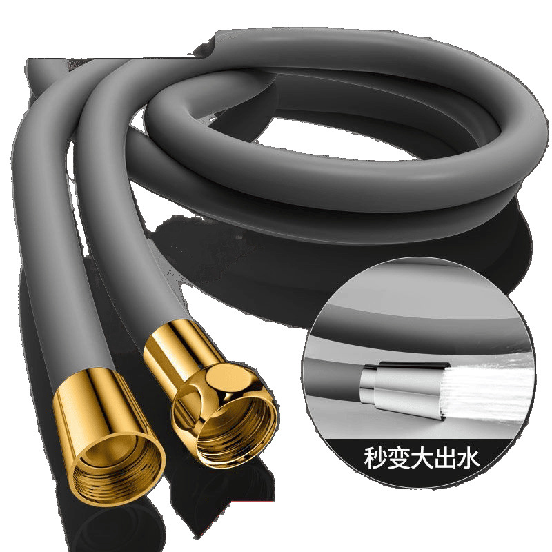 Silicone shower hose, explosion-proof shower pipe, nozzle, water pipe, universal connection pipe, hand-held water outlet accessory, starting from one piece Item Picture