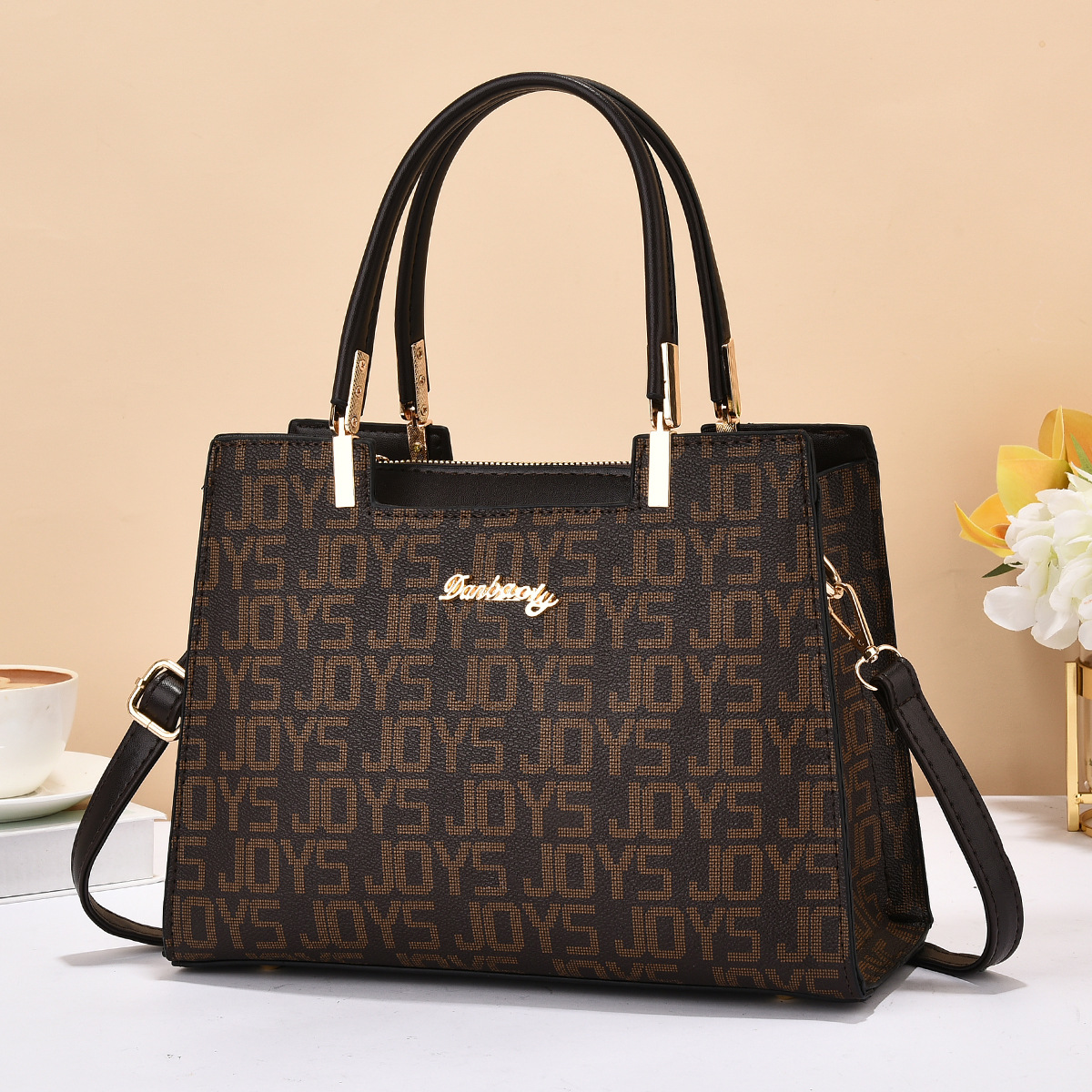 New printed women's bag for 2024, a fashionable and trendy bestseller. Shiny leather single-shoulder crossbody crocodile pattern handbag, one-piece consignment Application Scenario