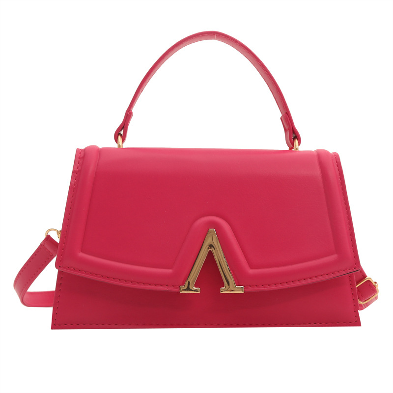 Retro and fashionable single-shoulder bag for Spring/Summer 2024, casual large-capacity crossbody bag, candy-colored simple and fashionable hand-held small bag Item Picture