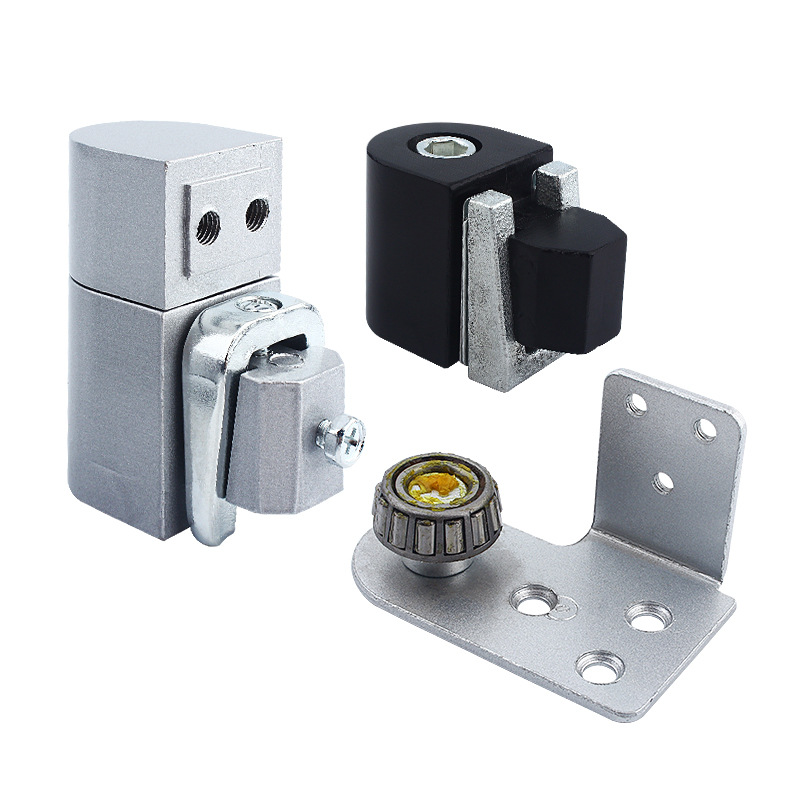KFC door hinge with frame, KFC door swing floor hinge without digging holes, outward-opening floor hinge Item Picture