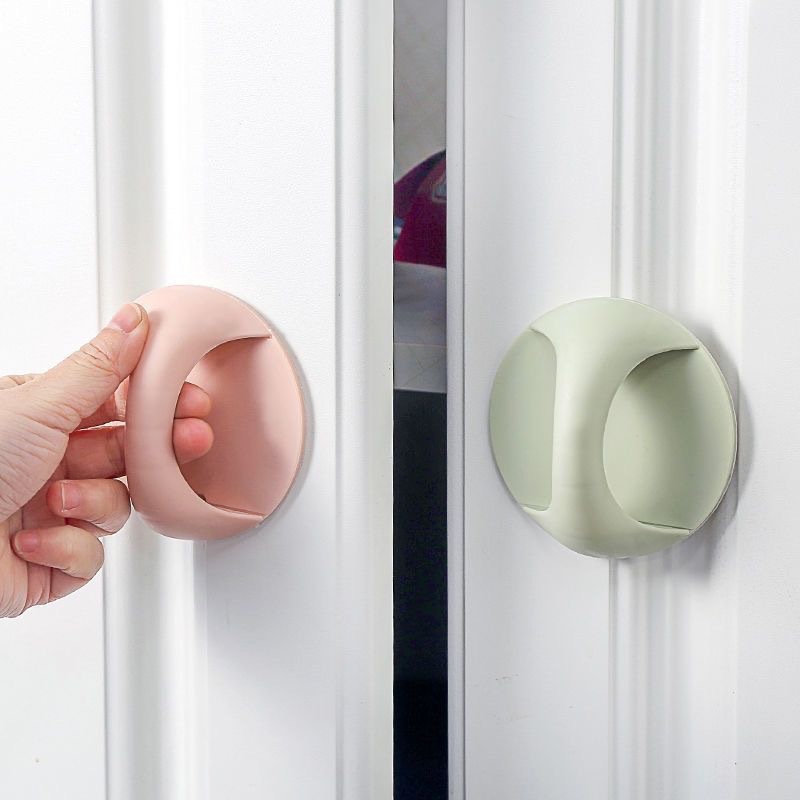 Door handle without drilling, window adhesive type, wardrobe handle, strong adhesive, balcony glass sliding door adhesive hook full figure
