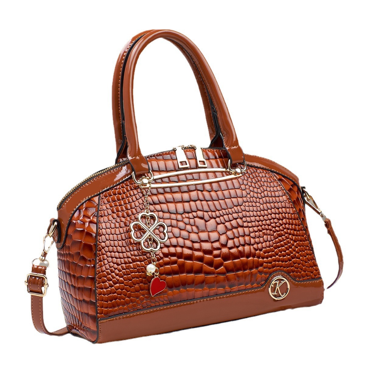 The women's single-shoulder crossbody bag is a niche 2024 fashion and versatile bestseller that is in vogue this year Item Picture