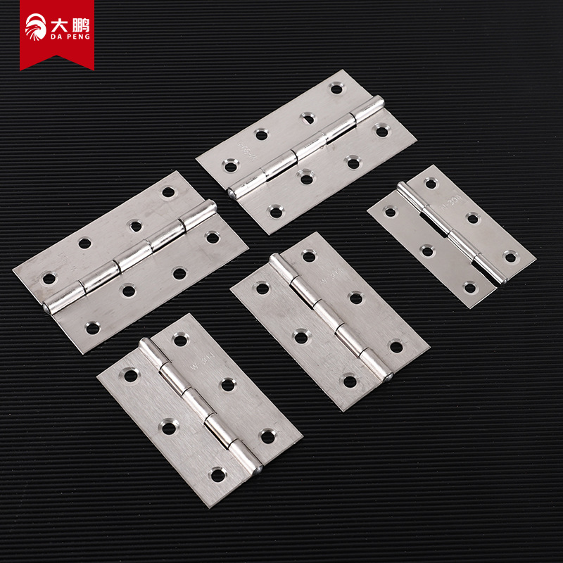 Stainless steel hinges, cabinet door hinges, luggage, wooden boxes, furniture, blinds, pet cages, accessories, hinged small hinges Specification drawing