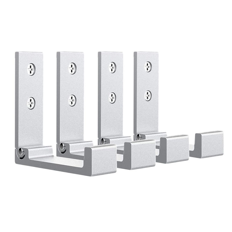 Aluminum alloy folding coat hook, hidden wardrobe coat hook, no need for drilling, foldable hanging coat hook, single hook for hanging clothes and hats behind the door Specification drawing