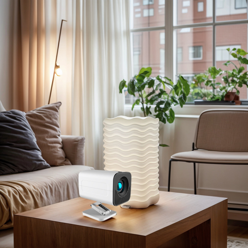2025 New cross-border bestseller WiFi6 projection mobile phone screen high-definition mini portable home projector Specification drawing