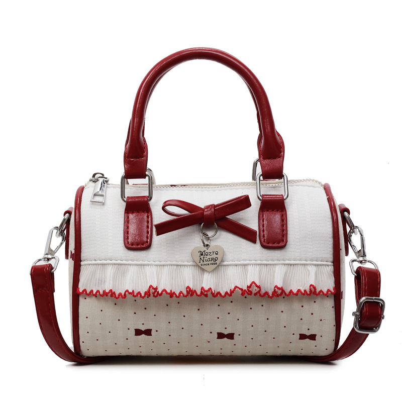 2025 New style stylish handbag, cute bow single-shoulder bag, versatile casual pillow bag, trendy crossbody bag Item Picture