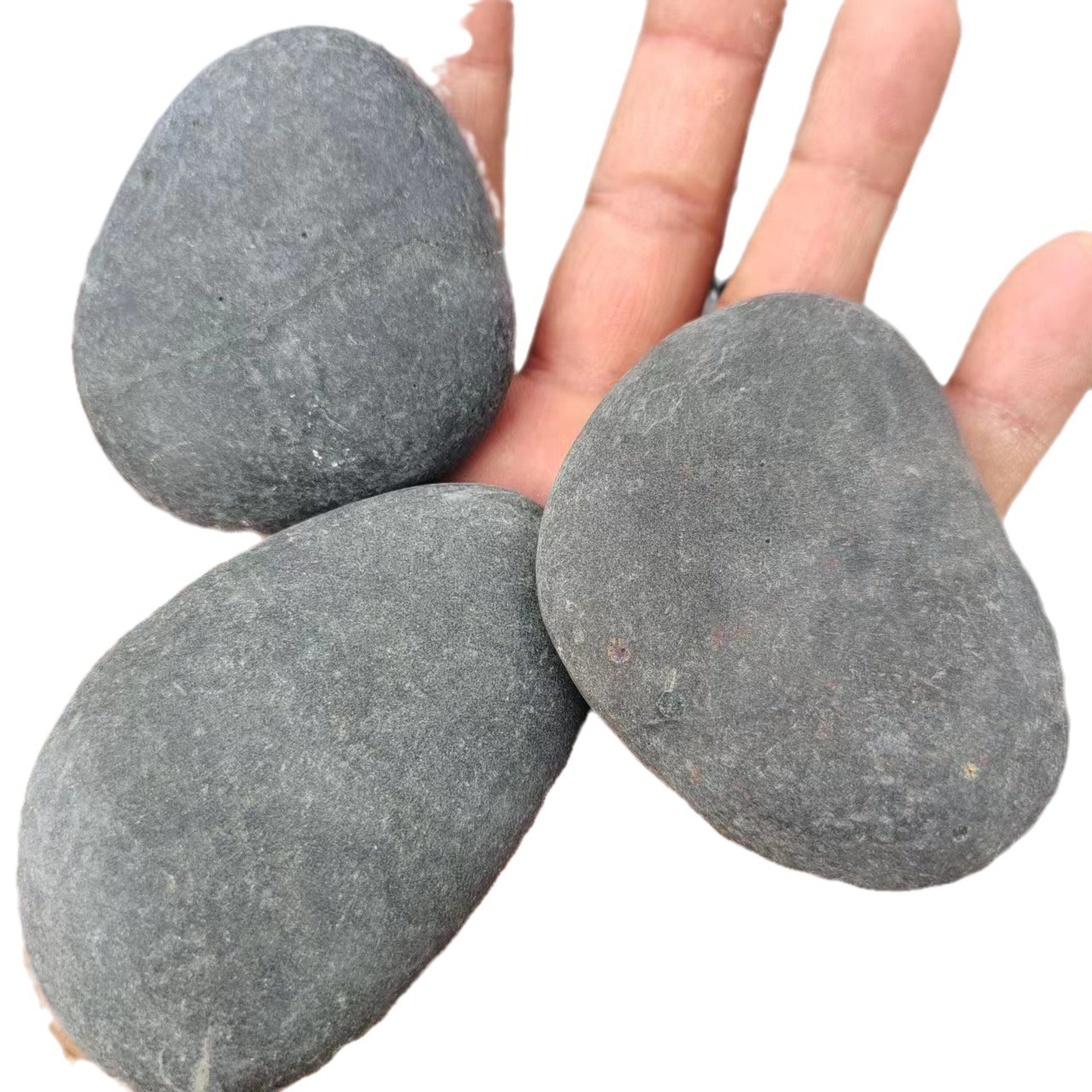 Black painting stones are available in a full range of specifications. Children can DIY hand-painted stones, flake pebbles, and children's hand-painted stones Item Picture