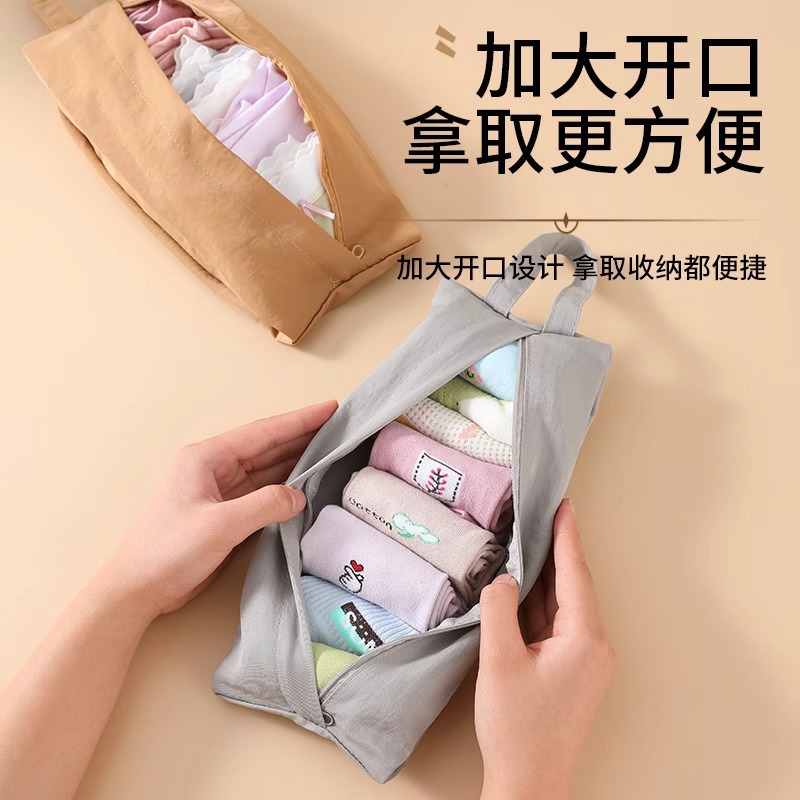 Large-capacity travel underwear, underpants, socks storage bag, portable waterproof cosmetics organization bag, storage bag details Picture
