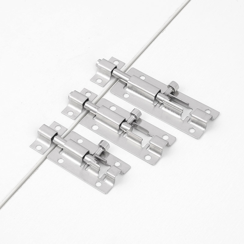 Wholesale of stainless steel latch wooden doors, exposed fixed door pins, bathroom door latches, room doors and Windows, small old-fashioned snap-on locks Application Scenario