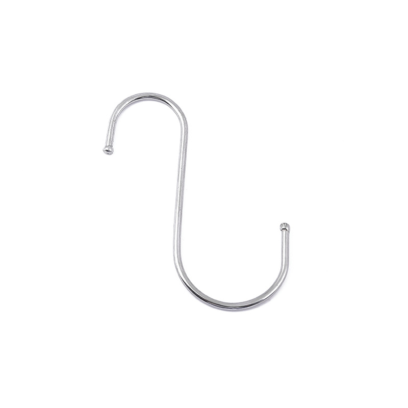 Factory direct sales S-shaped multi-functional hooks, stainless iron hardware hooks, S-hook clothes hanger hooks Item Picture