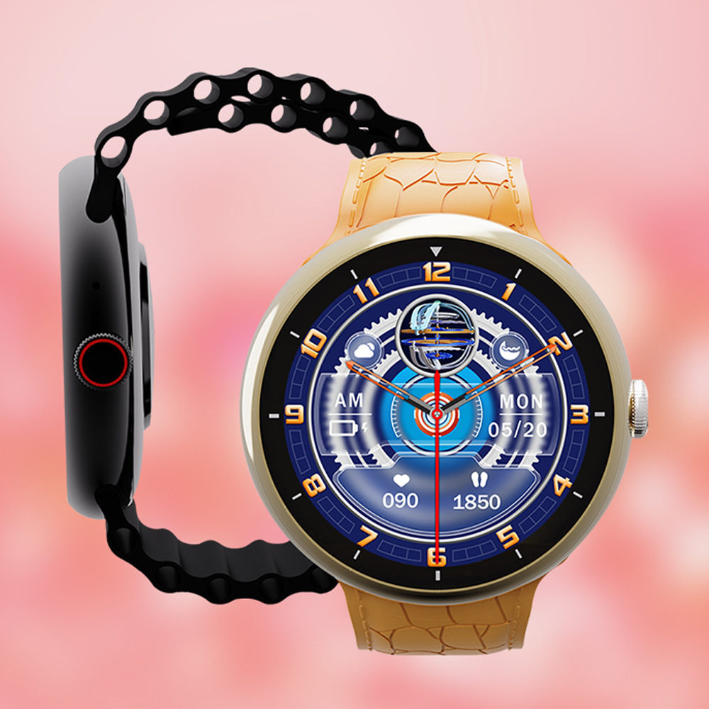 V16pro Smartwatch Bluetooth Call, Sports step count, Heart Rate Monitoring, high-definition Screen, V16Pro Max Set 7+1 full figure