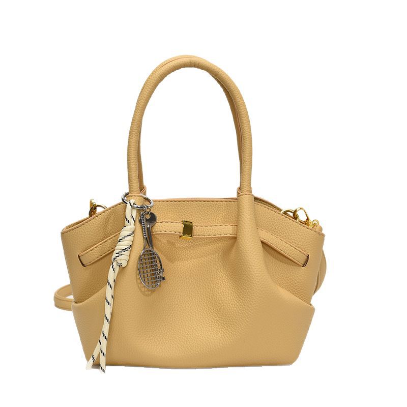 Cross-border niche pleated retro tote bag for women, 2025 new style, high-end commuting single-shoulder crossbody bag Item Picture
