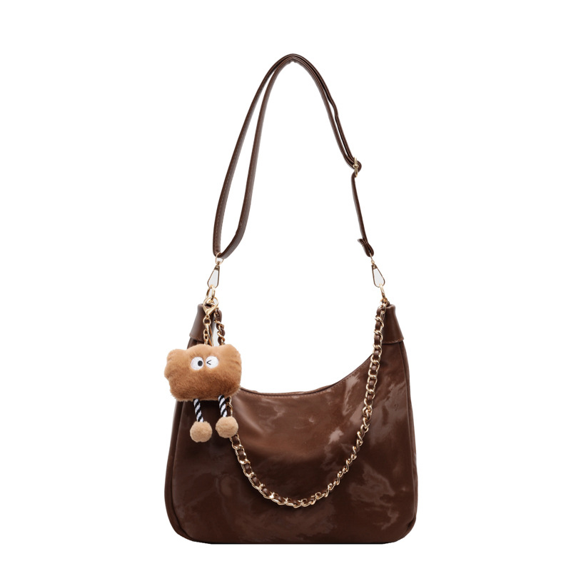 Simple and large-capacity bag for women, 2024 new style, fashionable and versatile casual single-shoulder bag, student commuting crossbody tote bag Item Picture