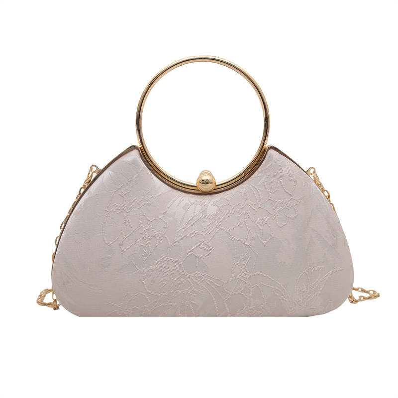 Gentle Style 2025 New fashionable, stylish and simple ladies' handbag, dinner bag, fresh design, party chain bag Item Picture