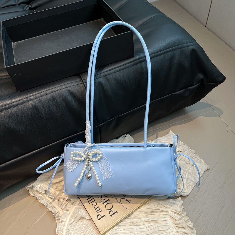 High-end underarm baguette bag for women 2025 new style, niche and simple single-shoulder bag, versatile handbag, small square bag... full figure