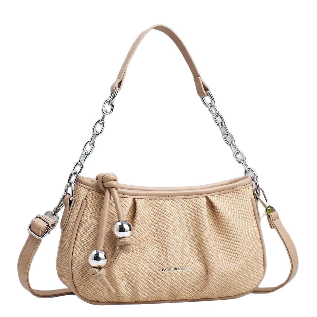 New Chinese-style hand-held cloud bag, fashionable underarm bag, high-end and stylish, cross-border trend chain single-shoulder crossbody bag Item Picture