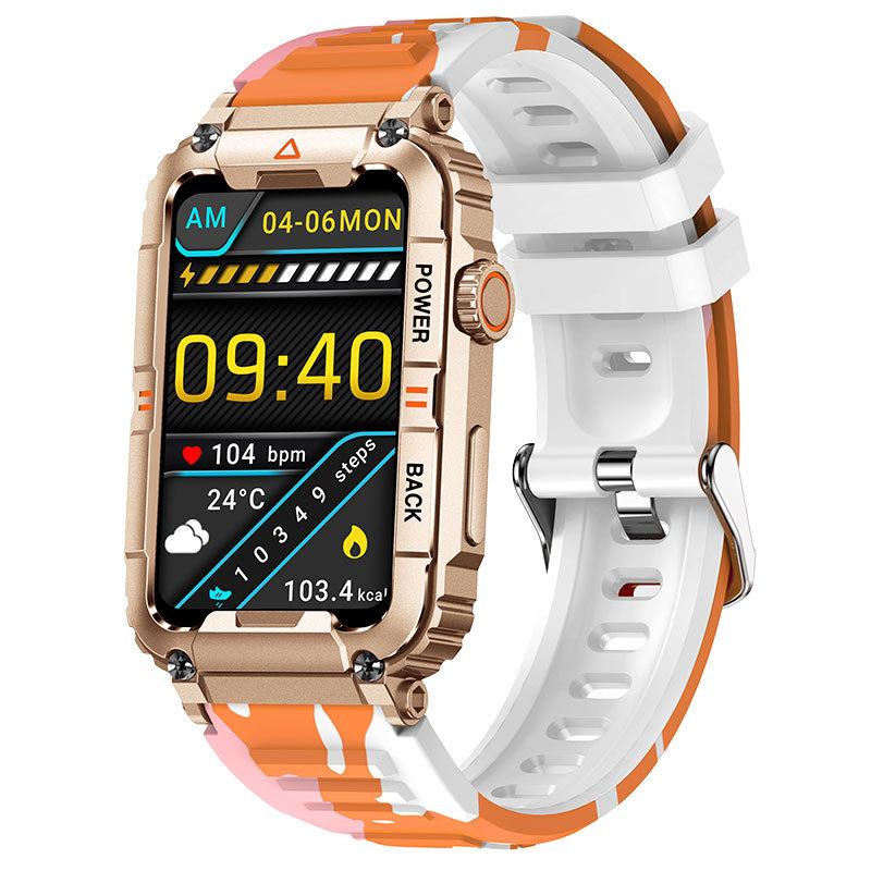 Cross-border KR88 Bluetooth call 1.57-inch voice assistant heart rate and blood oxygen monitoring multi-exercise smartwatch ring Application Scenario