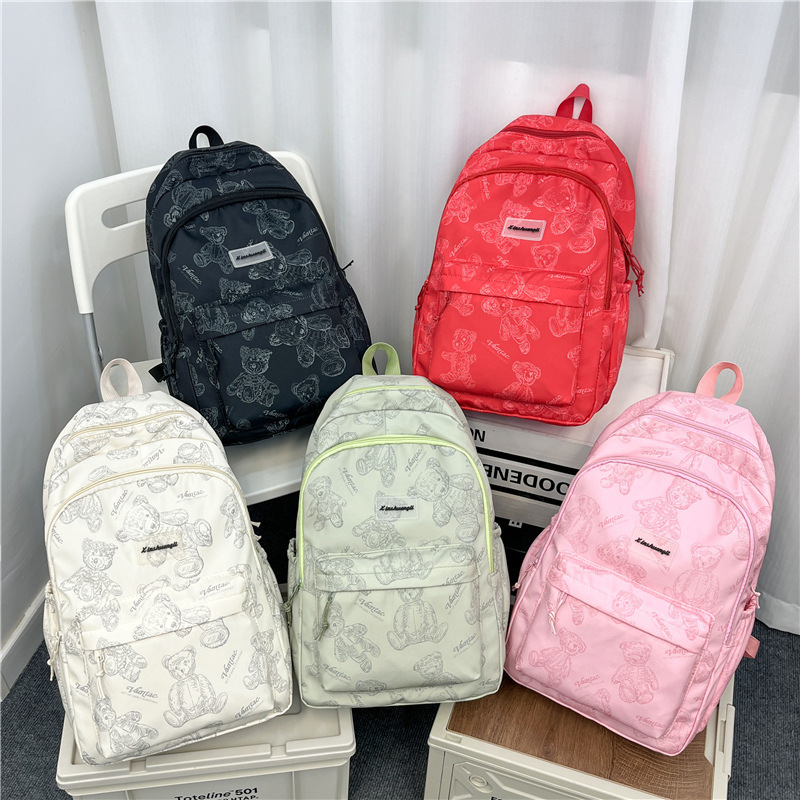 A new, stylish, lightweight, large-capacity, cool and casual backpack for junior and senior high school students, and a sweet handbag Application Scenario