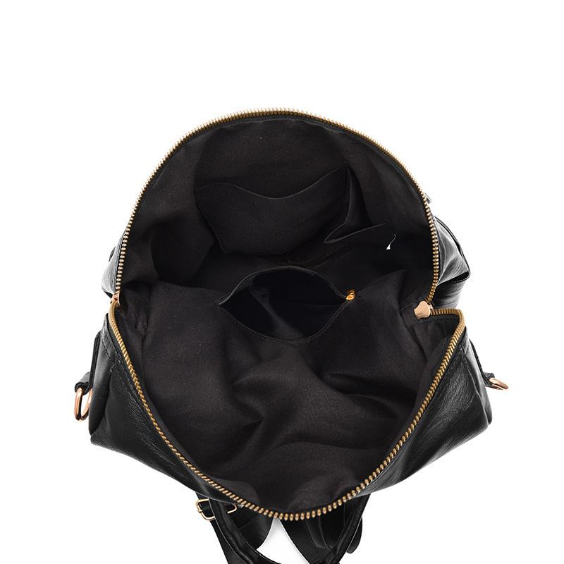 Wholesale of new soft leather best-selling backpacks, women's PU leather waterproof multi-functional backpacks, cross-border export one-piece consignment Application Scenario