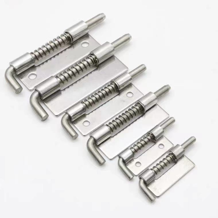 Welded pin hinge, 304 stainless steel spring pin, electrical cabinet equipment, industrial cabinet flat hinge pin Specification drawing