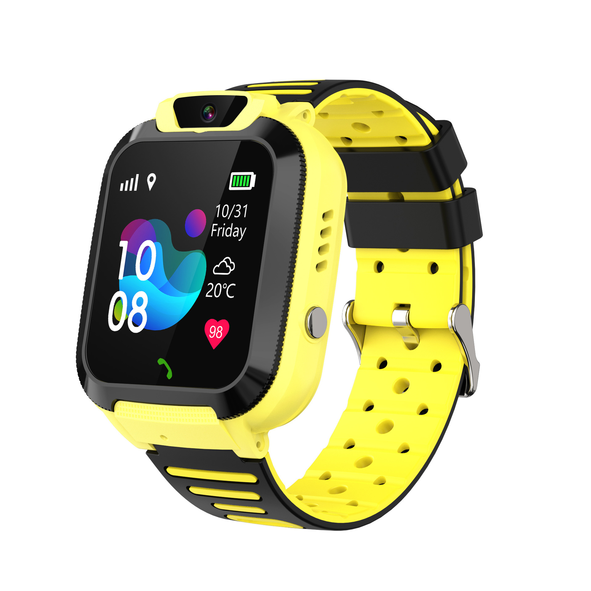 Cross-border overseas version children's smartwatch private mold waterproof video call positioning watch 2G student smartwatch Specification drawing