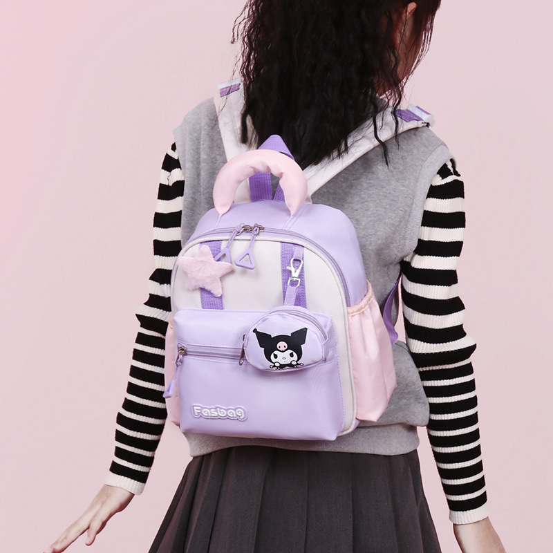 Cartoon Kulomi Children's book Bag, kindergarten kids' travel backpack, 3-6 years old cute girls' backpack Application Scenario