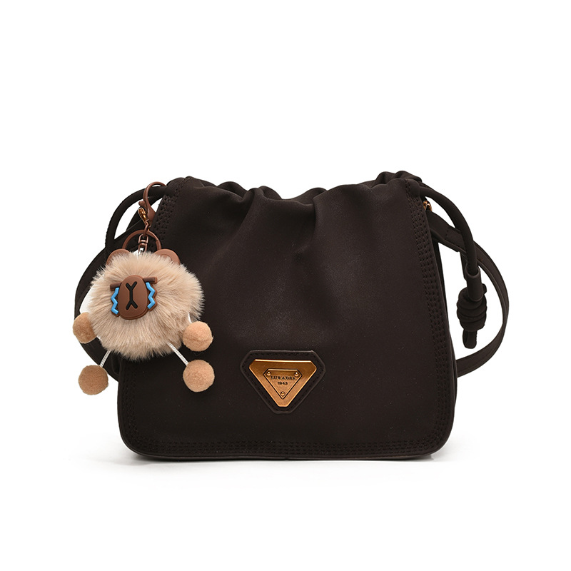 This year, the bucket bag for women is in fashion. The new 2024 model features a niche design, a single-shoulder crossbody bag, and a high-quality pleated bag Item Picture