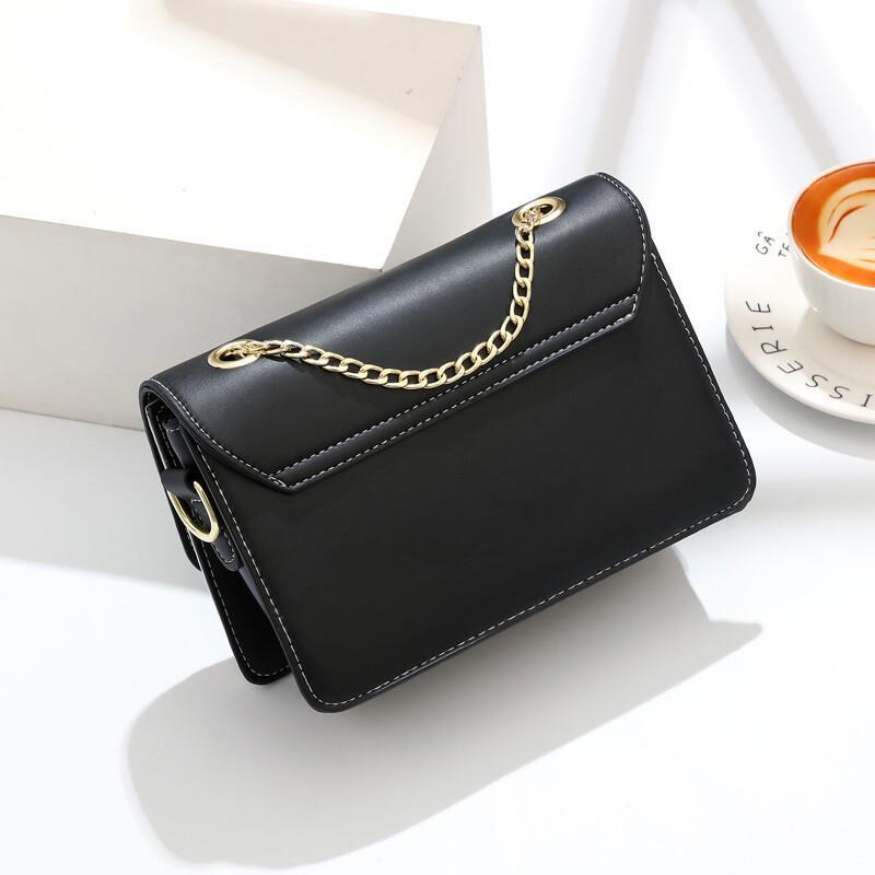 High-end women's bag 2023 New Women's printed wide shoulder strap single-shoulder bag, fashionable and versatile women's small square bag, trendy Item Picture