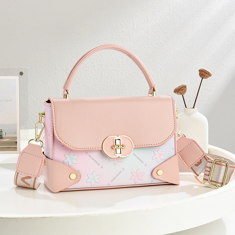 Gradient color box bag 2025 new style trendy high-quality single-shoulder crossbody bag, stylish bestseller hand-held small square bag details Picture