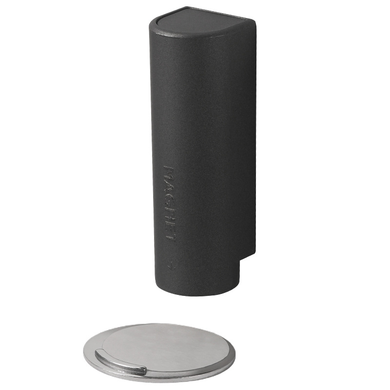 Jasenbao's new rear anti-collision door stopper without drilling is an ultra-thin and extremely narrow strong magnetic door blocking device Item Picture
