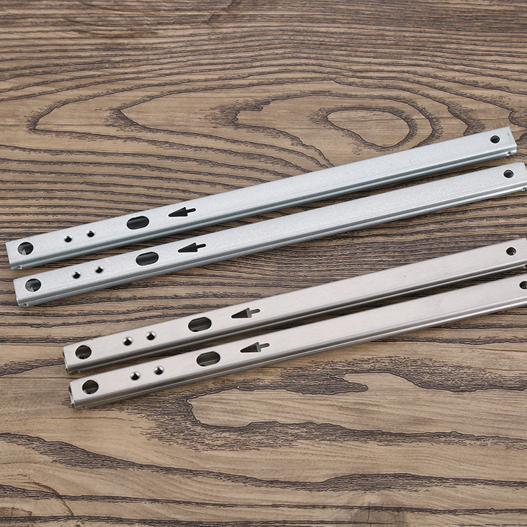 Wholesale of 17mm wide stainless steel drawer slide rails, two-section double-pull ball slide mini tracks, anti-rust and corrosion-resistant tracks Application Scenario