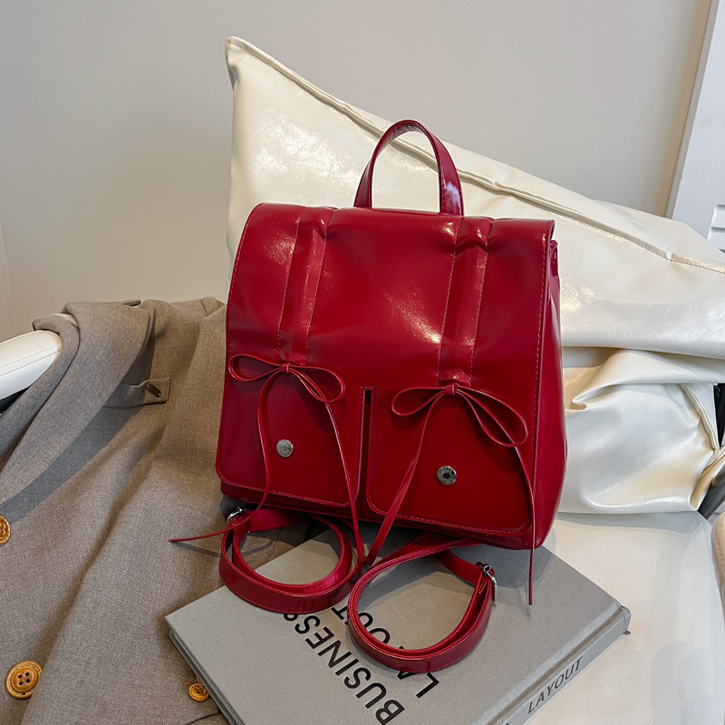 Ballet-style niche design backpack for women 2025 new fashion handbag, high-end and versatile casual backpack details Picture