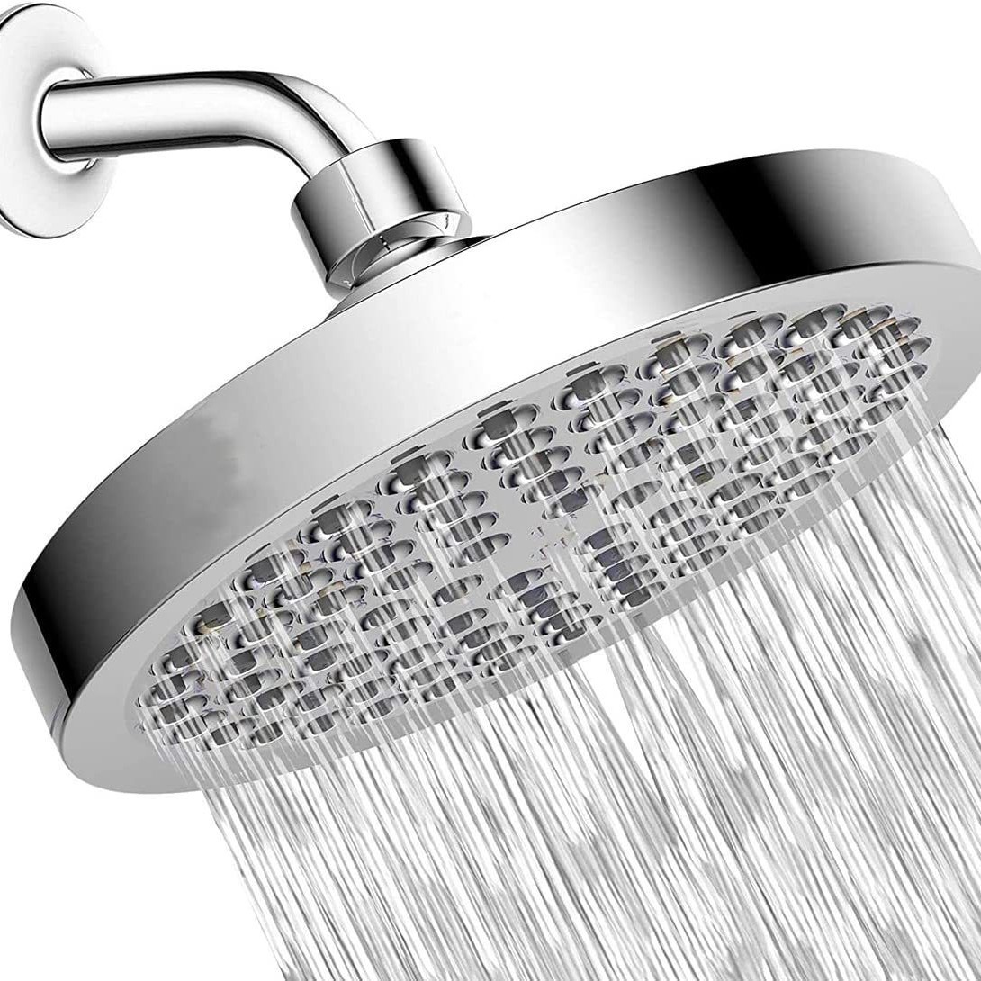 4-inch and 6-inch shower heads for foreign trade, pressurized shower heads, fully electroplated shower heads, top shower heads, shower heads for bathrooms and bathhouses Item Picture