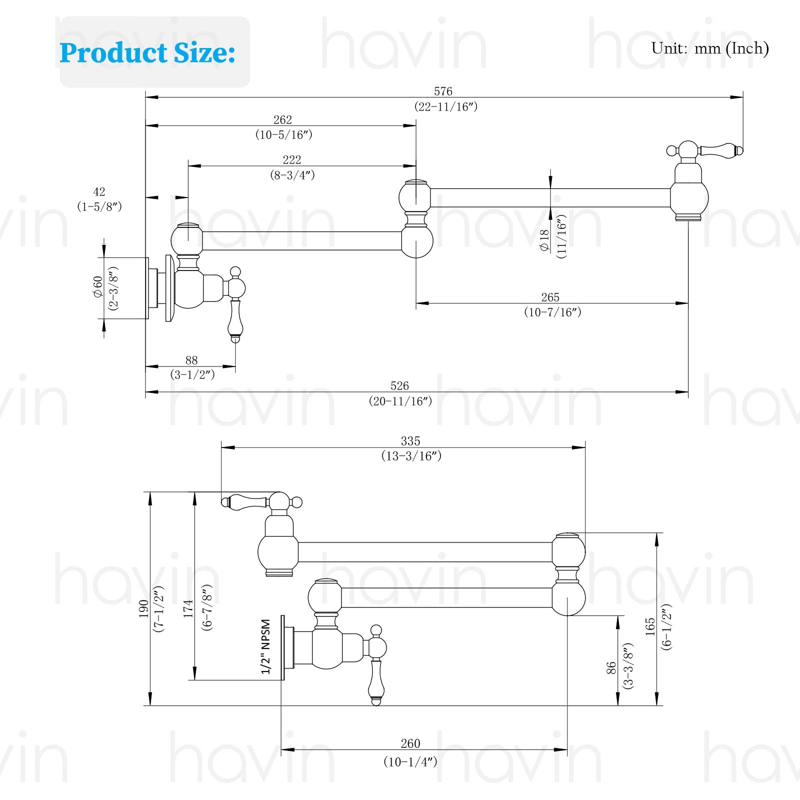 North American all-copper antique single-cooling kitchen stove, folding faucet, brushed wall-mounted double-switch telescopic faucet Application Scenario