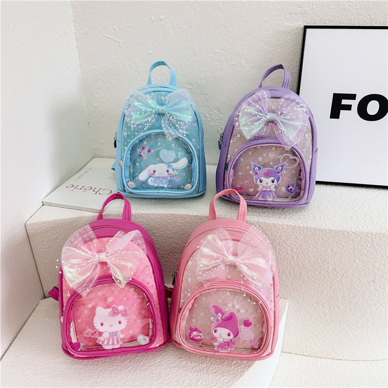 Children's schoolbag for 1-3 years old, kindergarten girls, small class, nursery class, anti-sequined cute cartoon princess backpack 2 details Picture