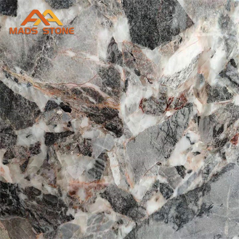 Natural marble, granite, zero-silicon artificial quartz stone, terrazzo sample bar counter, kitchen countertop, island counter details Picture