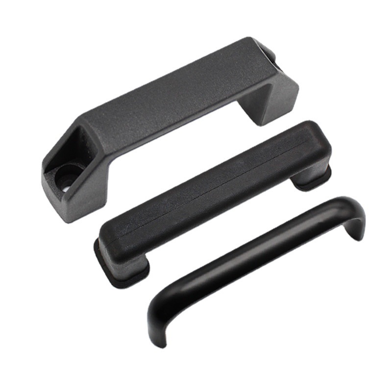 Chassis handle, industrial door cabinet handle, cabinet nylon plastic handle, 90120180 zinc alloy square equipment handle Item Picture