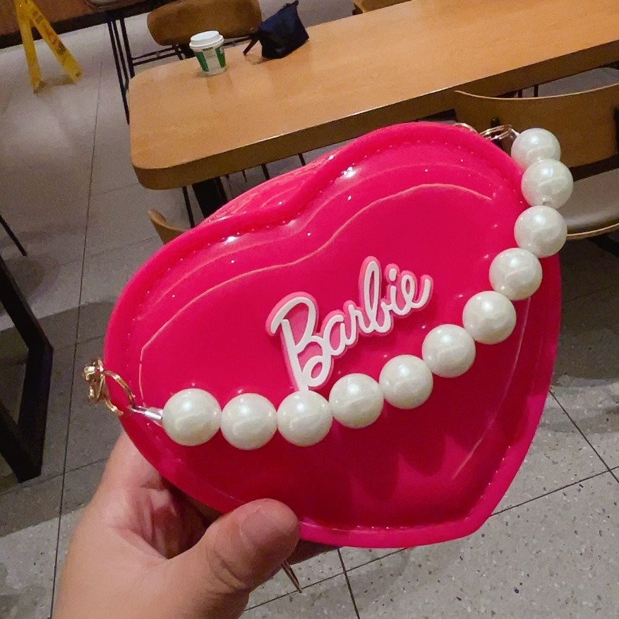 2025 New Korean version Fairy Heart Children's Bag, jelly bag, fashionable, simple and cute mini bag, heart bag details Picture