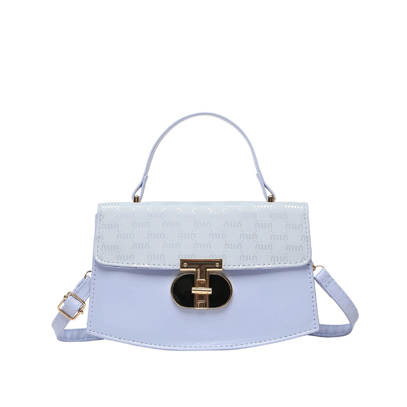 High-end quality hand-held small square bag for women, 2025 summer new fashion lock shoulder bag, commuter crossbody bag Item Picture