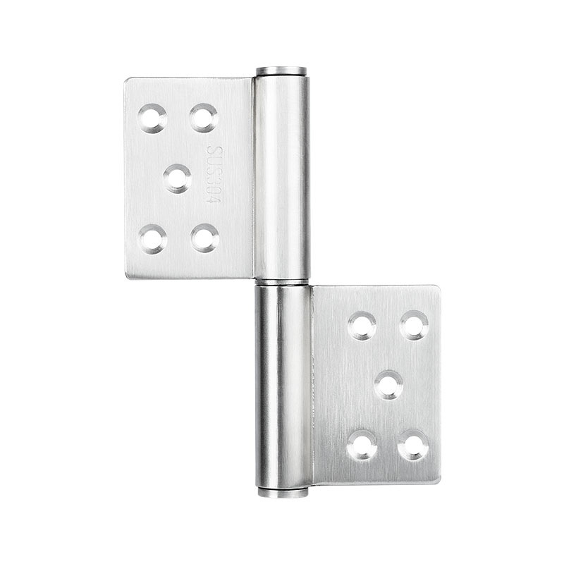 5-inch stainless steel flag-shaped hinge thickened and detachable, fireproof door hinge, bathroom aluminum alloy door folding hinge Item Picture