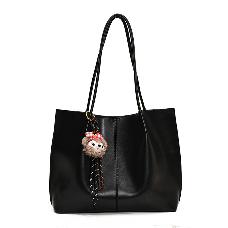 Large-capacity casual underarm bag 2024 new style simple and versatile single-shoulder shopping bag for work and commuting tote bag Item Picture