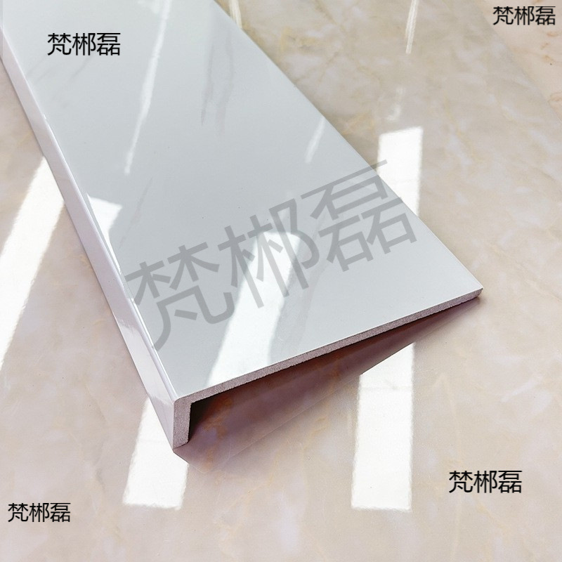 Composite acrylic window casing countertop, pvc marble window sill adhesive board, self-decorative edge wrapping, thickened waterproof full figure