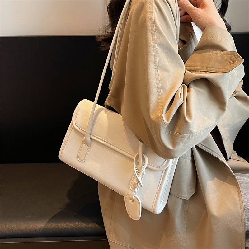A new French niche bag for women in 2025, featuring a trendy and high-end quality single-shoulder bag and a stylish hand-purified color baguette underarm bag Application Scenario