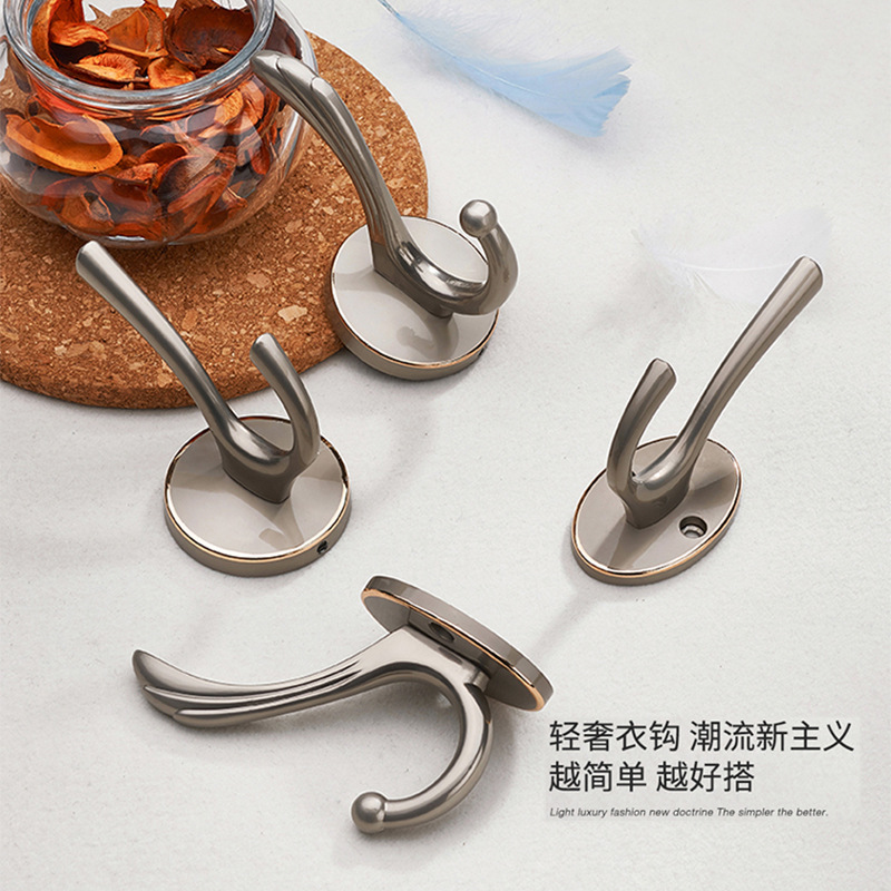 Coat hooks for entrance foyers, shoe cabinets, wardrobes, single hooks for hanging clothes, wall-mounted, coat and hat hooks, no need for drilling, wholesale Specification drawing