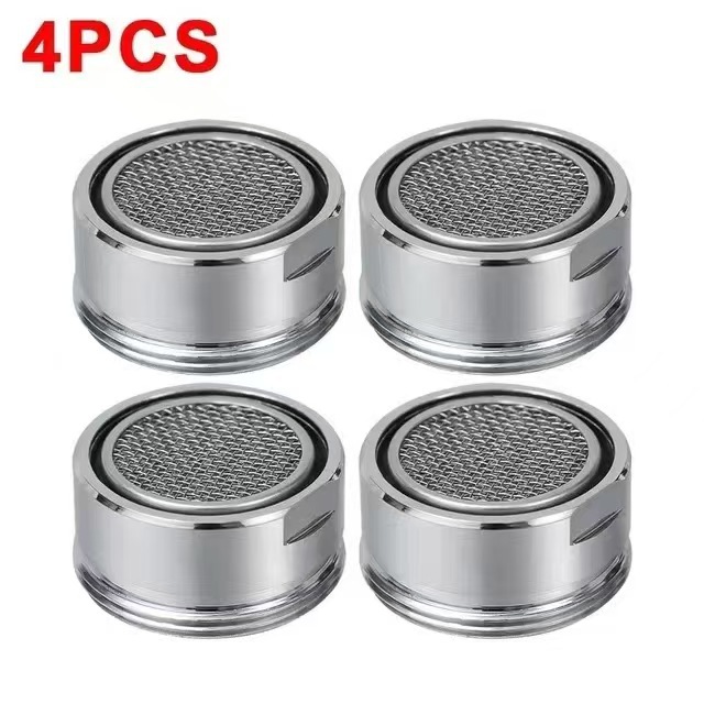 Cross-border 24mm external teeth kitchen basin faucet bubble maker splash prevention head filter screen water outlet core full figure